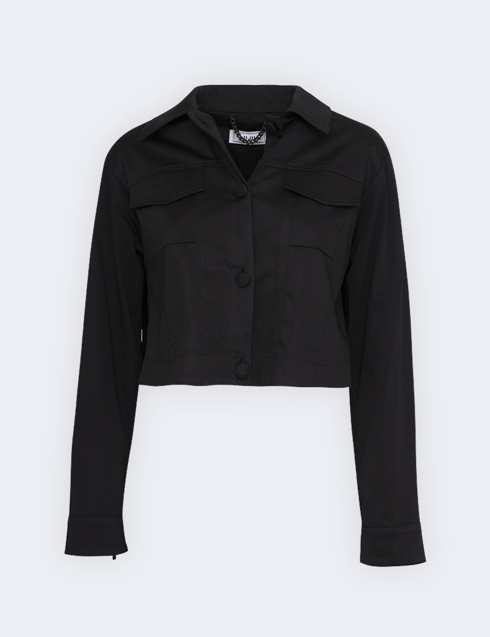 Jijil Giacca crop con frange Pezzi Unici