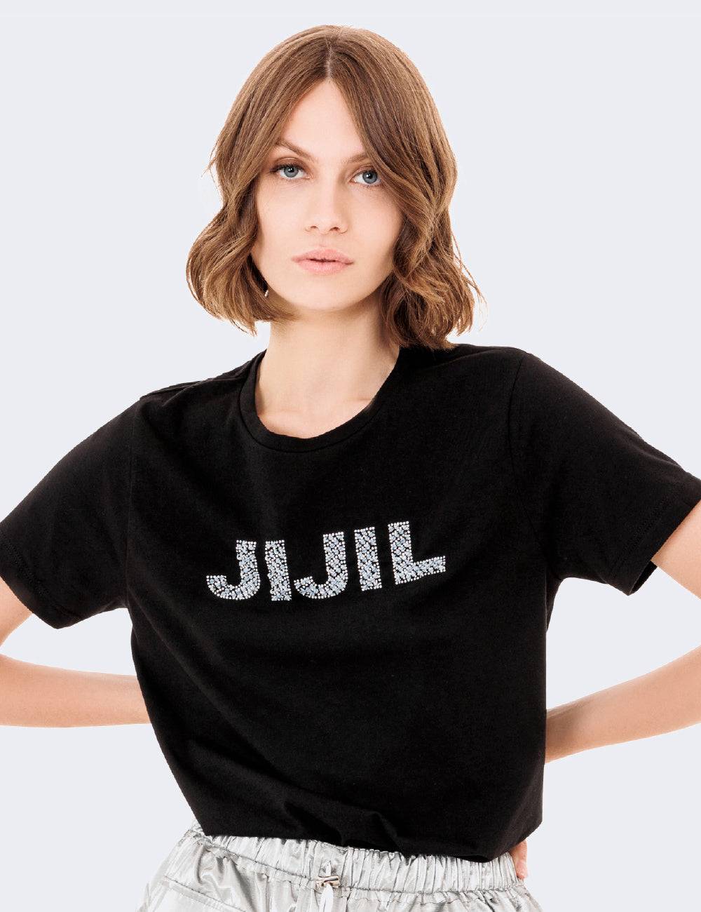 Jijil T-shirt logata Soddisfazione Garantita