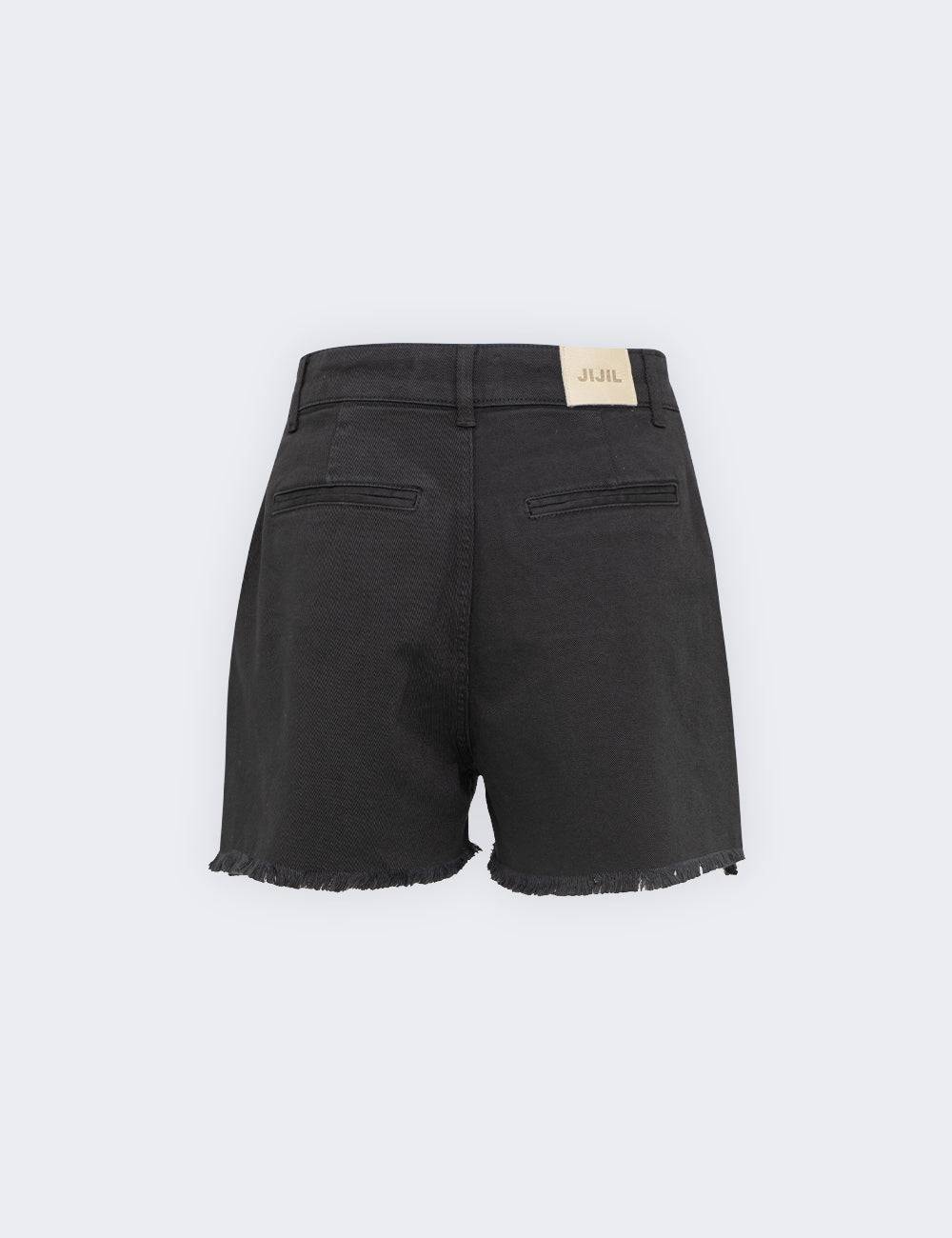 Jijil Shorts in cotone con bordo sfrangiato Economico