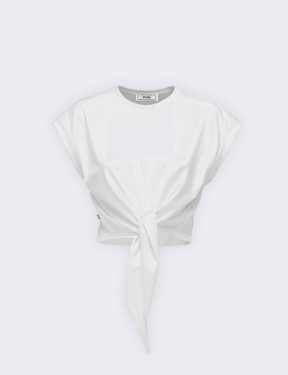 Jijil T-shirt con nodo in vita In Vendita