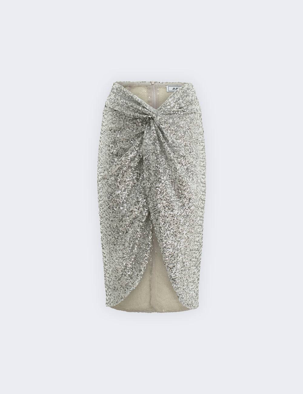 Jijil Gonna longuette con paillettes In Saldo