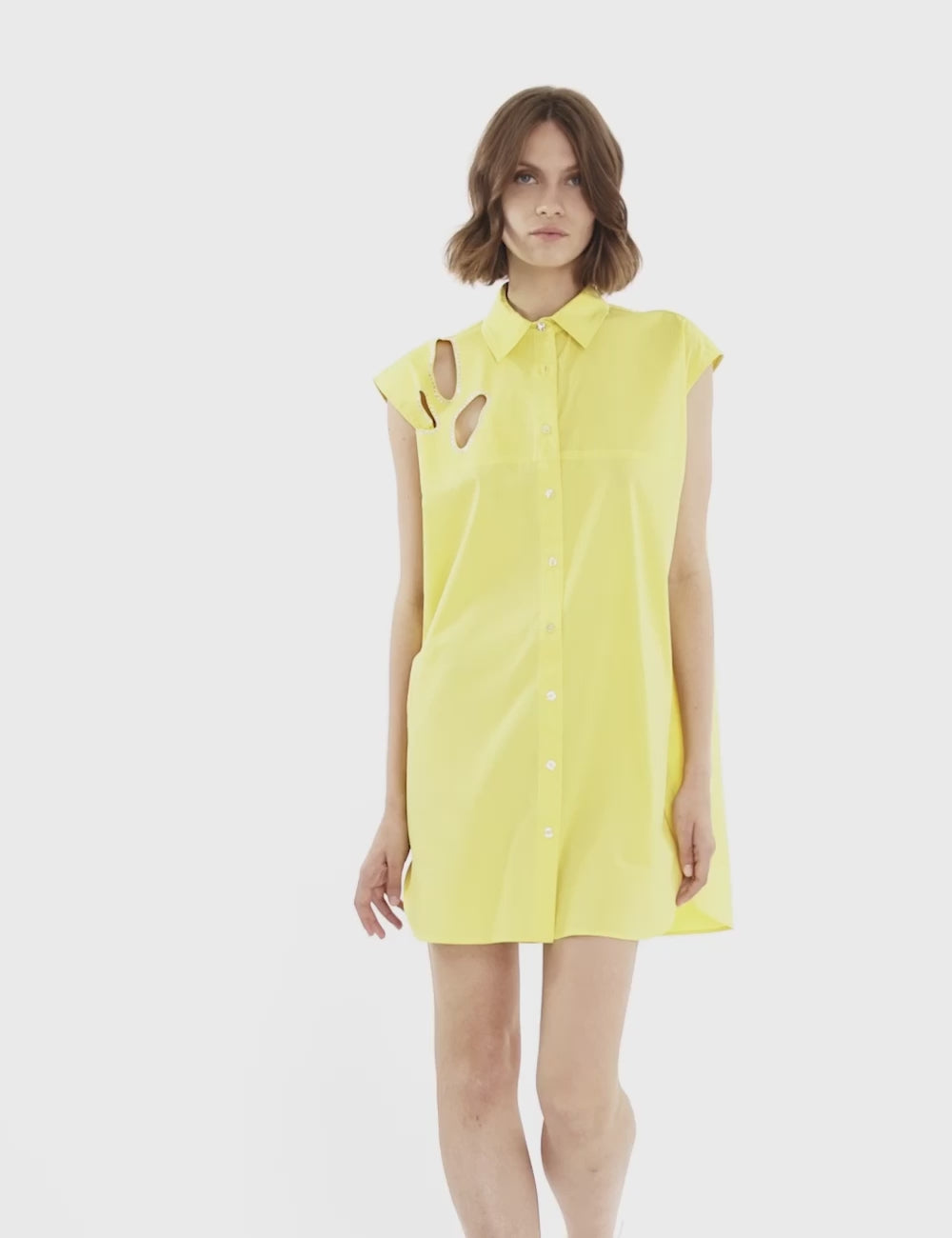 Jijil Abito smanicato modello camicia Qualità