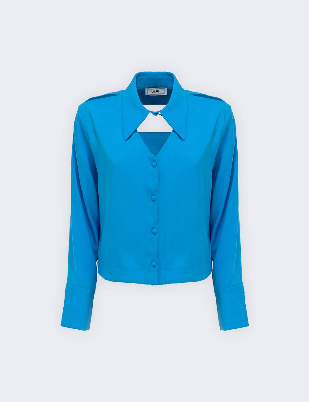 Jijil Blusa con scollo fronte retro Vendita