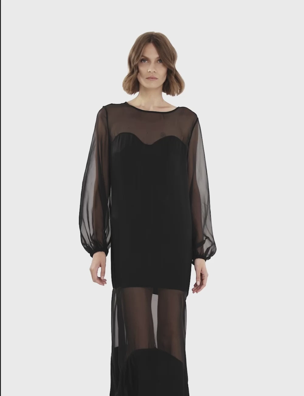 Jijil Abito lungo trasparente Shopping Online