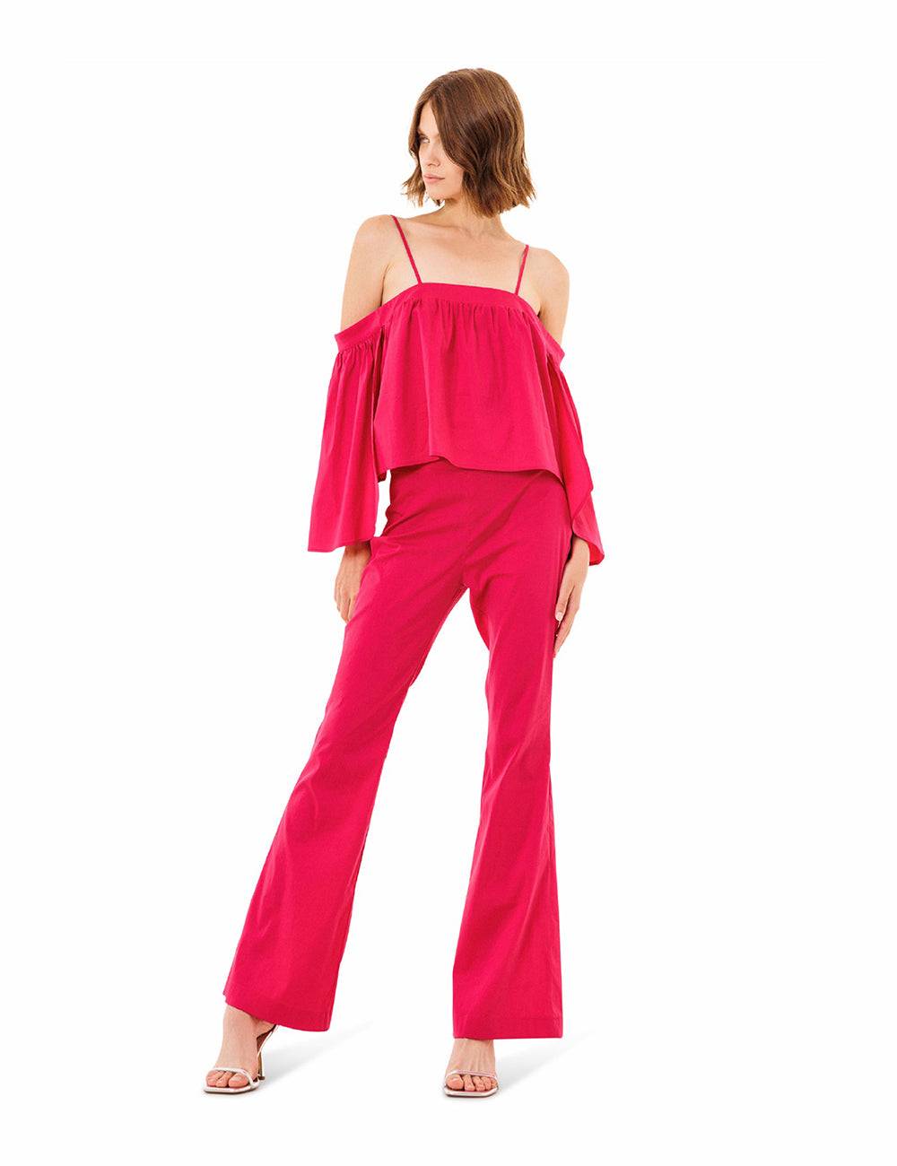 Jijil Blusa con scollo a barca e bretelle sottili Sconto