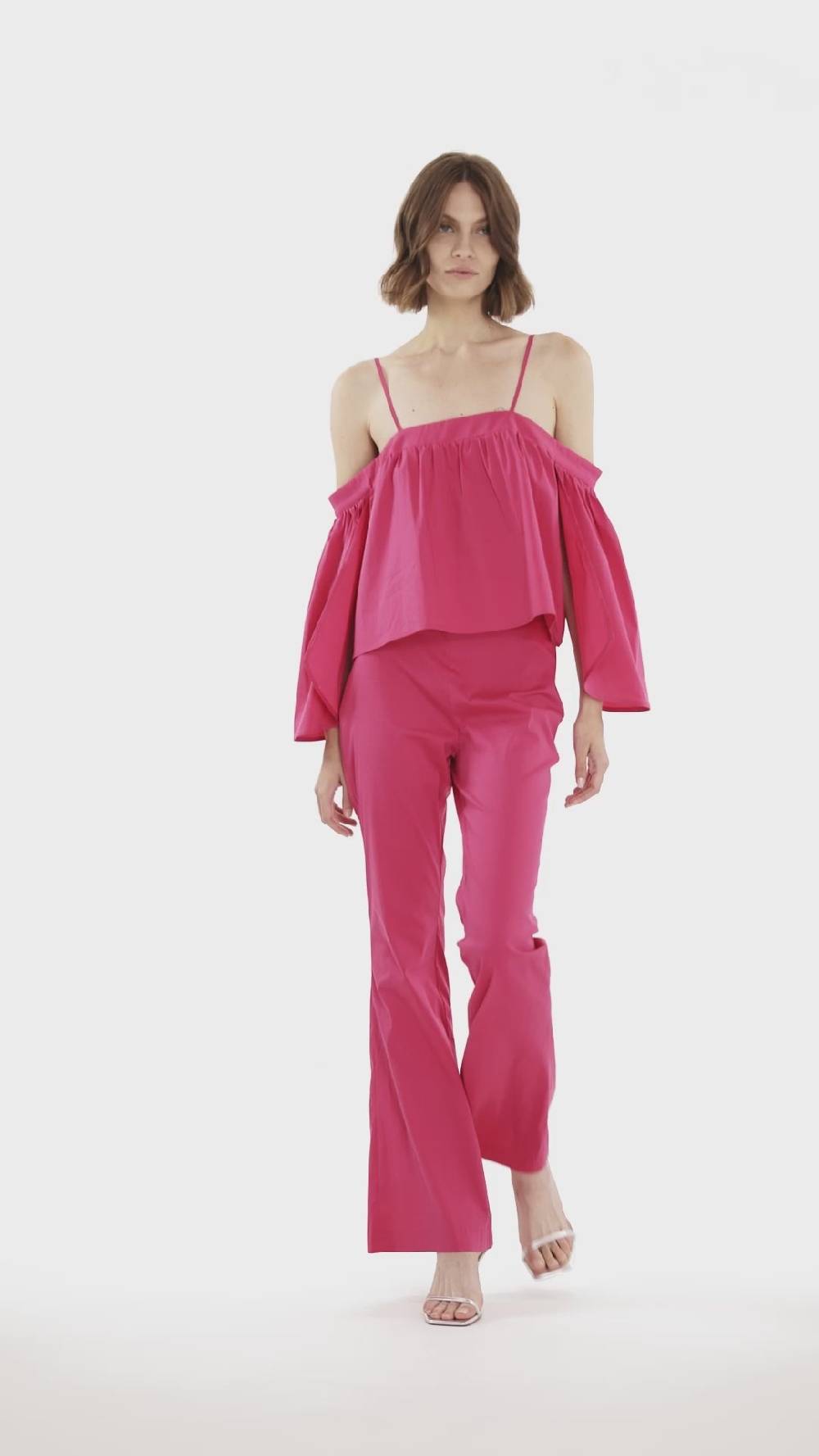 Jijil Blusa con scollo a barca e bretelle sottili Sconto