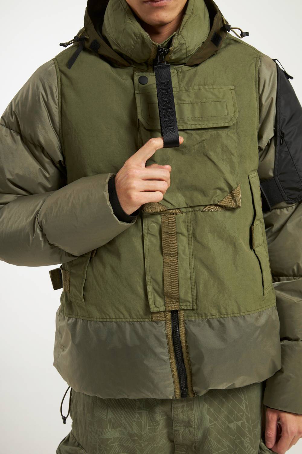 NemeN NMN_I22240_201 [ARMY – MULTIFABRIC DOWN JKT] Sottocosto