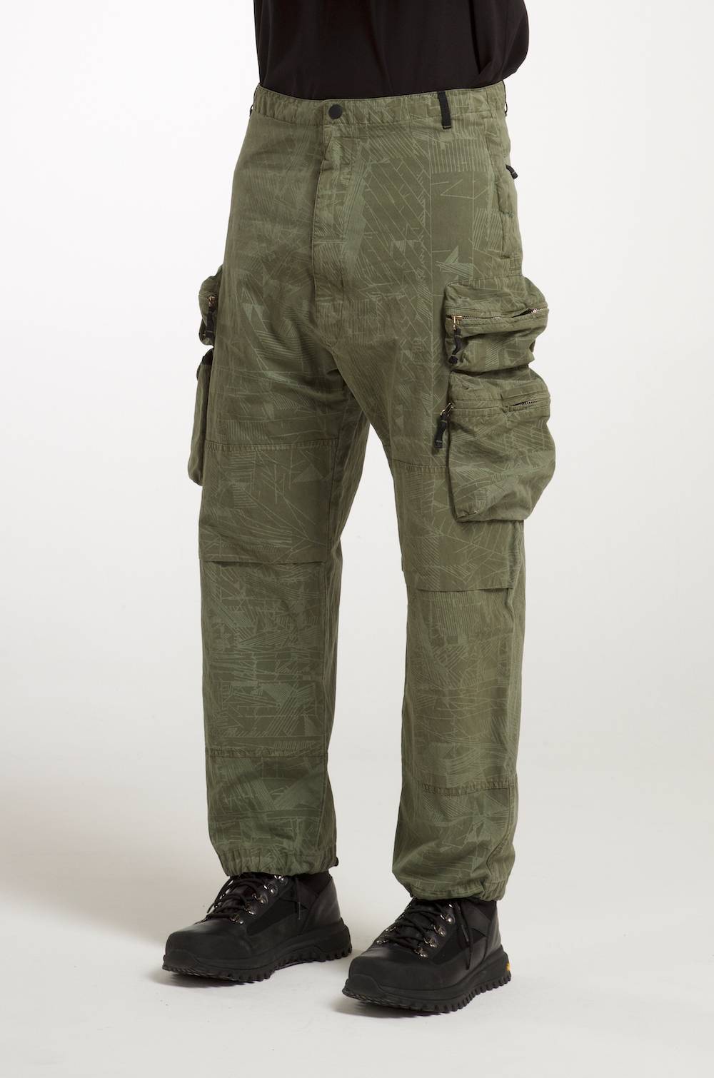 NemeN NMN_I22039P/1_177 [JAVA MULTIPOCKET PARACHUTE PANT] Negozio