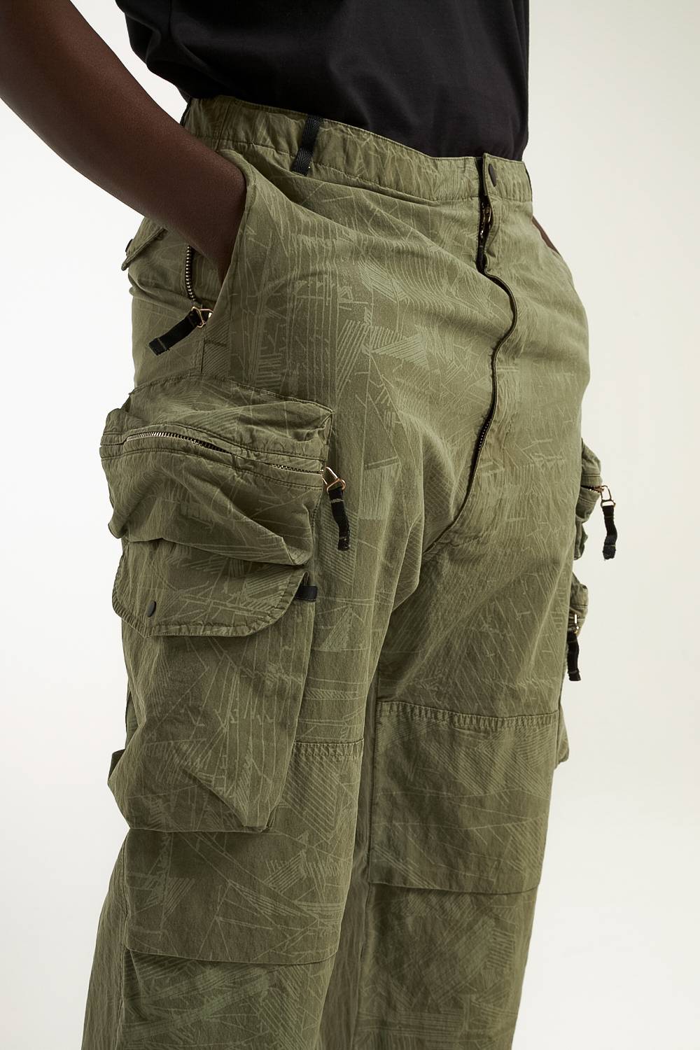 NemeN NMN_I22039P/1_177 [JAVA MULTIPOCKET PARACHUTE PANT] Negozio