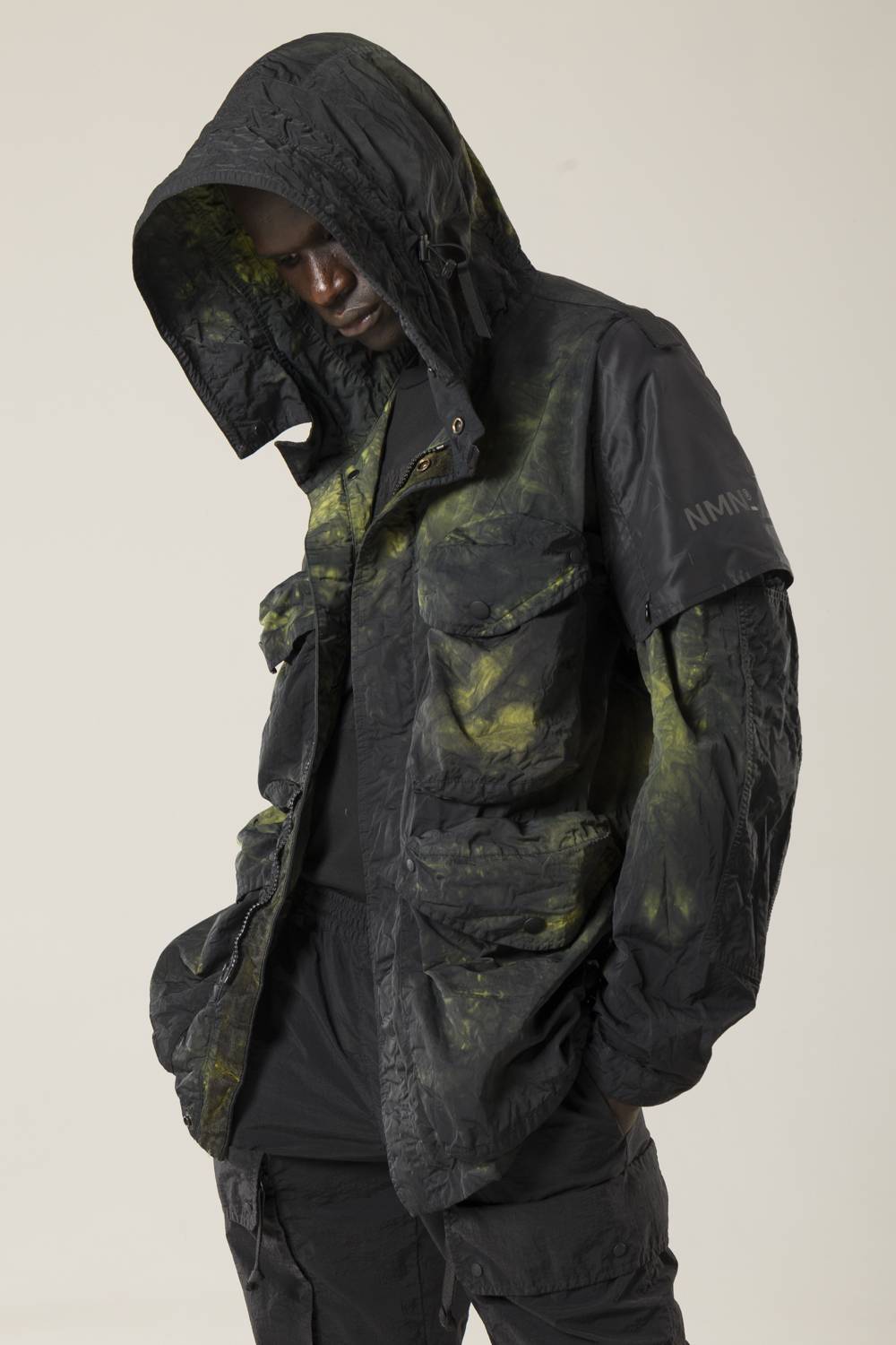 NemeN NMN_E22225_158 [TAPS TIE DYE MULTI-POCKET JKT] Consegna Veloce