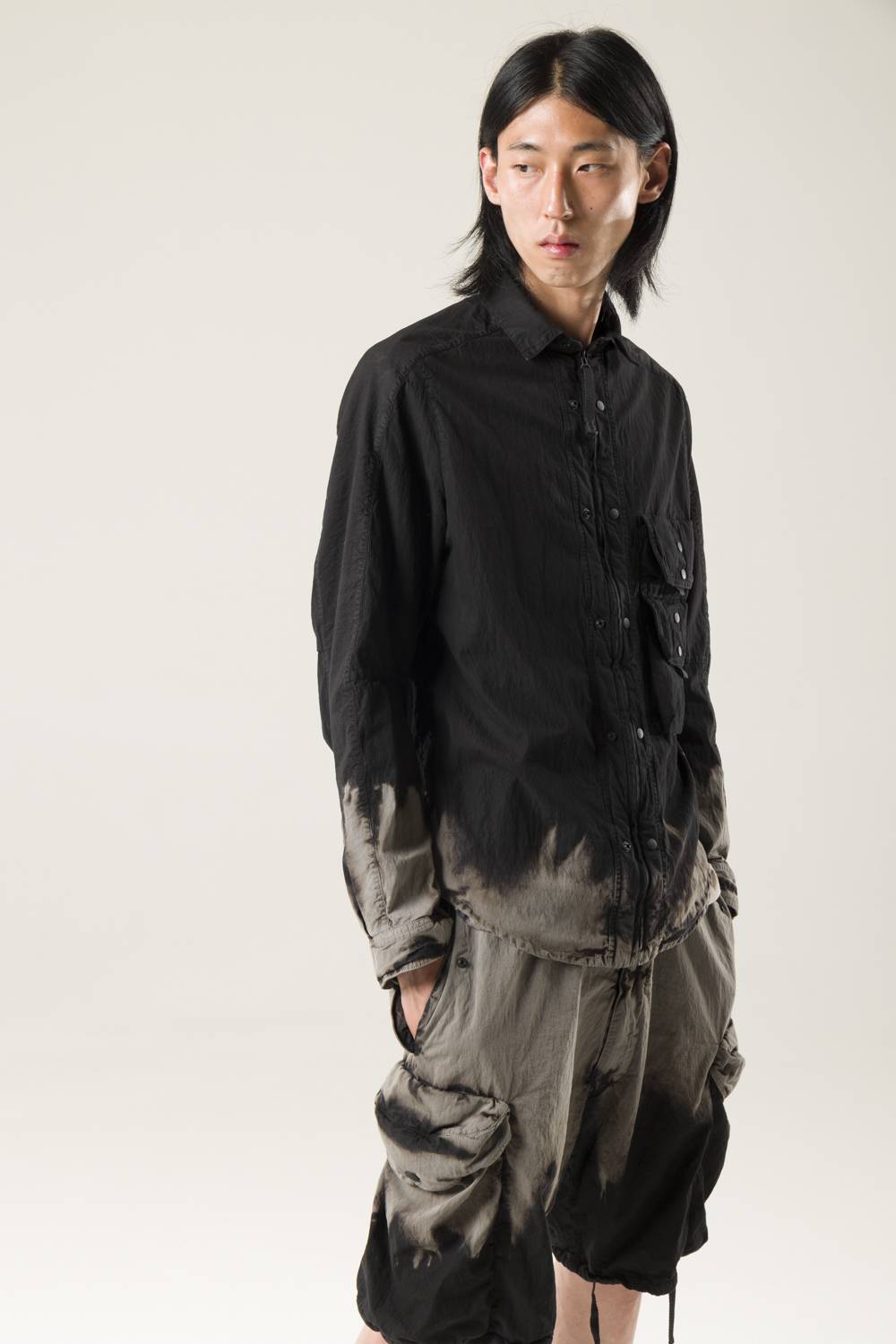 NemeN NMN_E22230_160 [ALMA DISCHARGED CARGO OVERSHIRT] Prezzo Ridotto