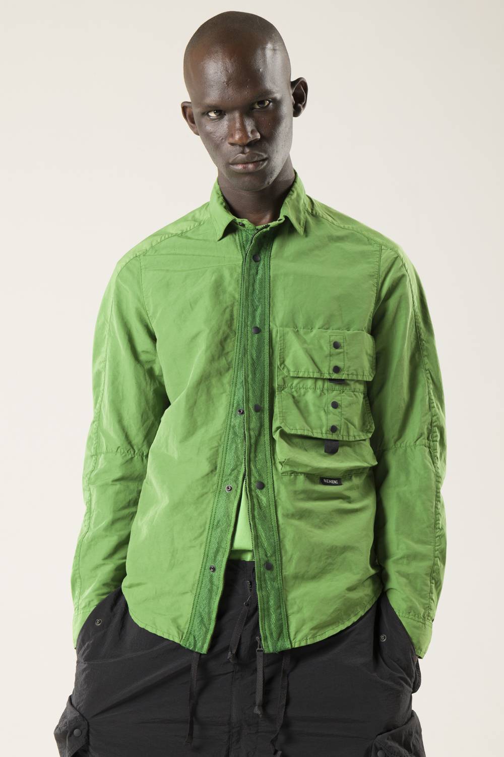 NemeN NMN_E22230_206 [CLEO ZIPPED CARGO SHIRT] Novità