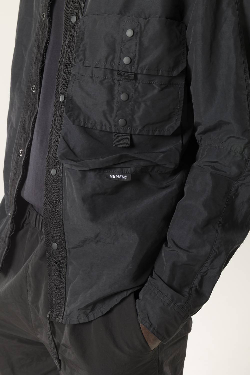 NemeN NMN_E22230_111 [CLEO ZIPPED CARGO SHIRT] Presa
