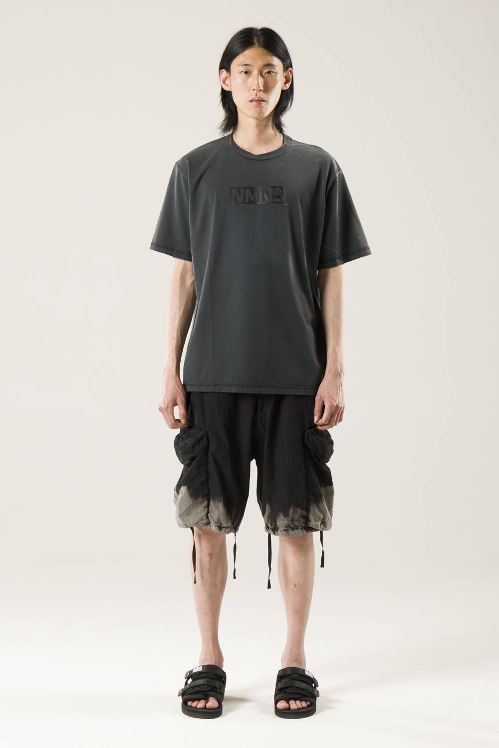 NemeN NMN_22140T_214 [NMN® LOGO DISCHARGED T-SHIRT] Saldi Di Fabbrica