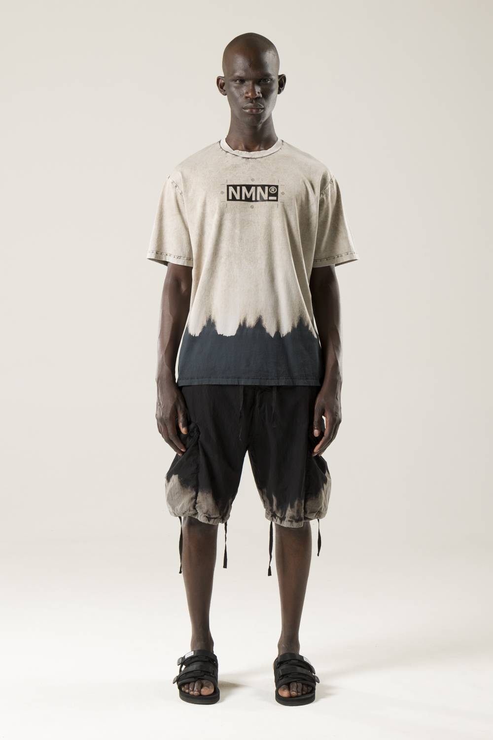 NemeN NMN_22140T_190 [NMN® LOGO DISCHARGED T-SHIRT] Vendite Flash