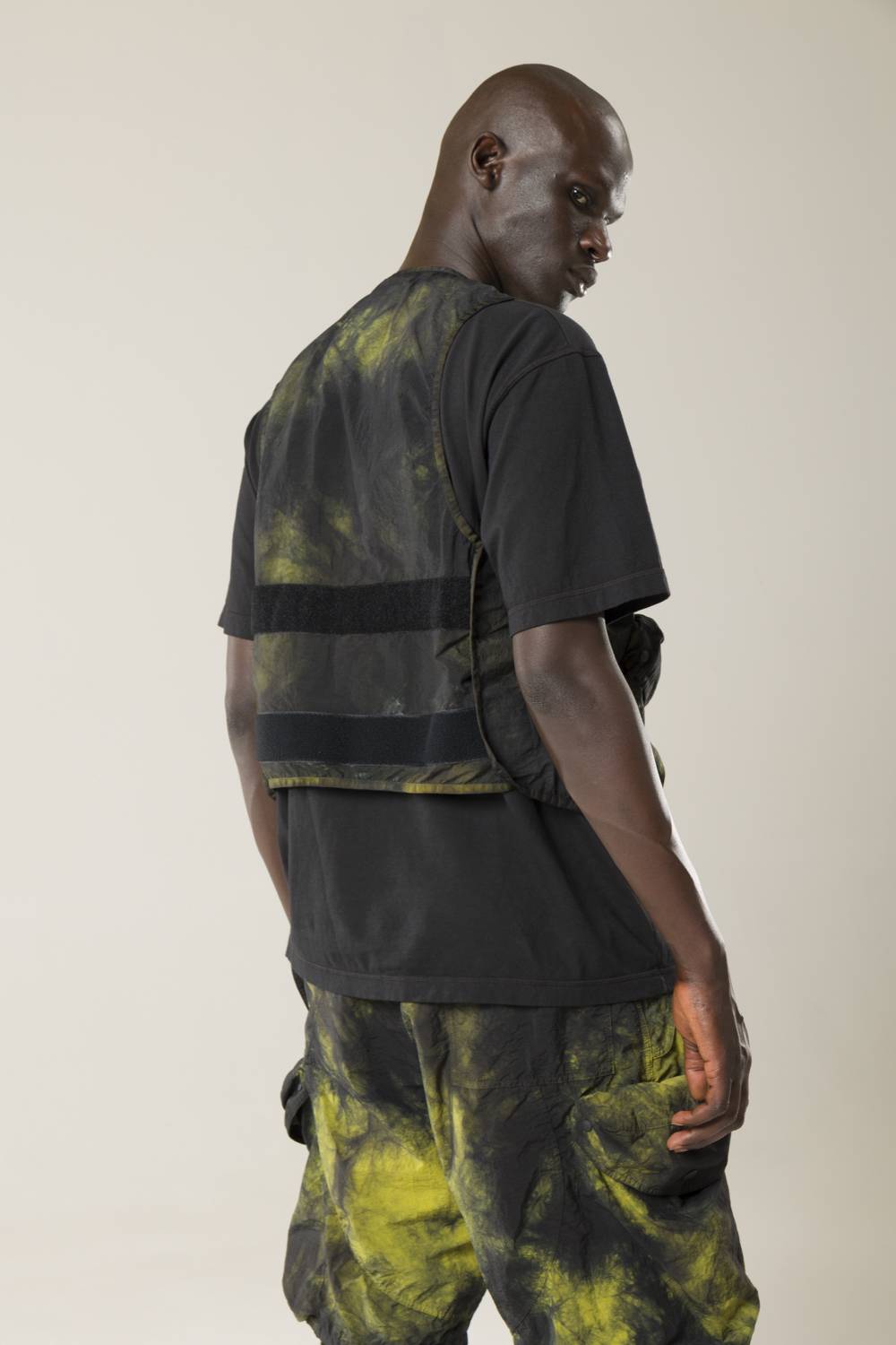 NemeN NMN_E22034P/1_158 [FLOW TIE DYE CARGO SHORT] Pezzi Unici