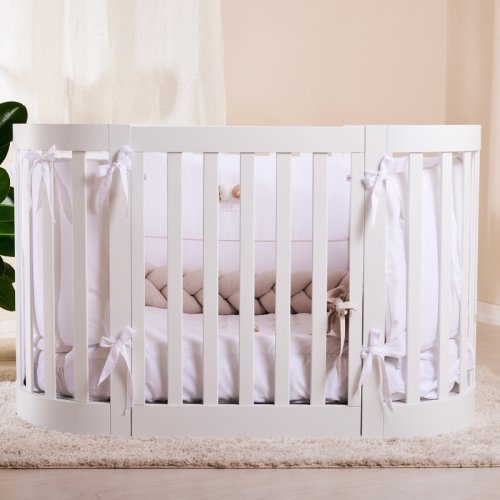 Nanán Culla ovale con kit trasformazione in lettino ed in poltroncine Negozio