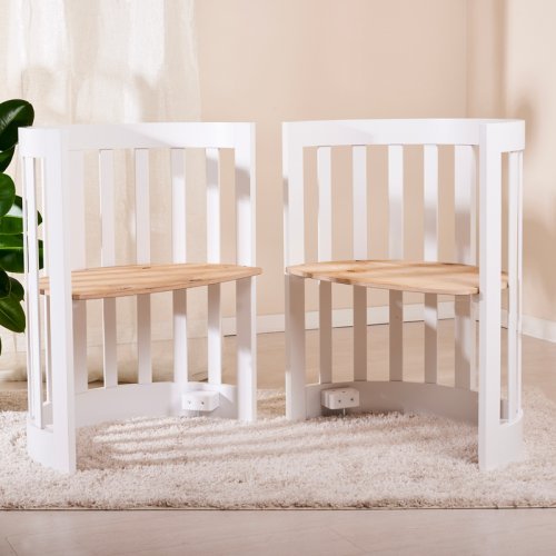 Nanán Culla ovale con kit trasformazione in lettino ed in poltroncine Negozio