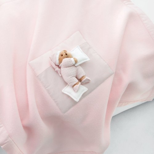 Nanán Copertina carrozzina in pile Puccio Rosa Sconto