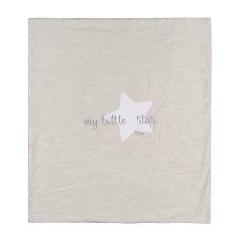 Nanán Copertina per carrozzina grigia in jersey "My little star" In Vendita