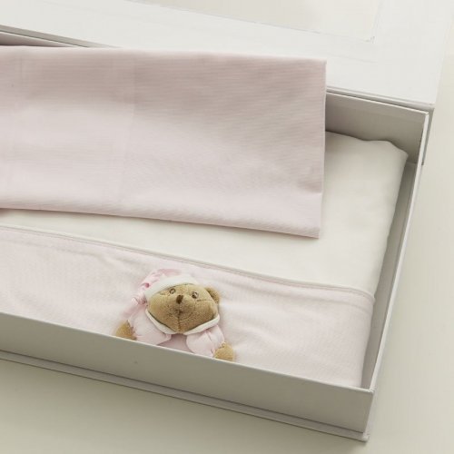 Nanán Lenzuola per MINI-ME set 3 pz Puccio rosa Vendita Economica