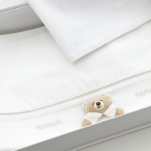 Nanán Lenzuola per lettino Set 3pz Tato linea Bianca Vendite Flash