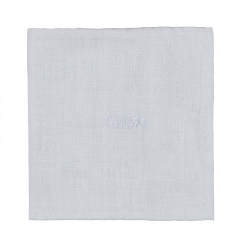 Nanán Set 3 pz mussola azzurro 80x80 cm Promozione
