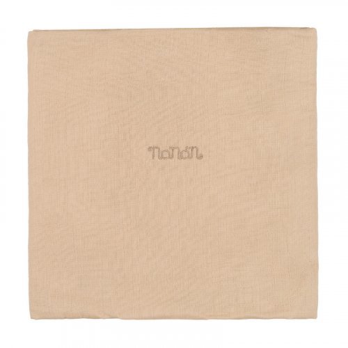 Nanán Set 2 pz mussola beige 120x120 cm Pezzi Unici