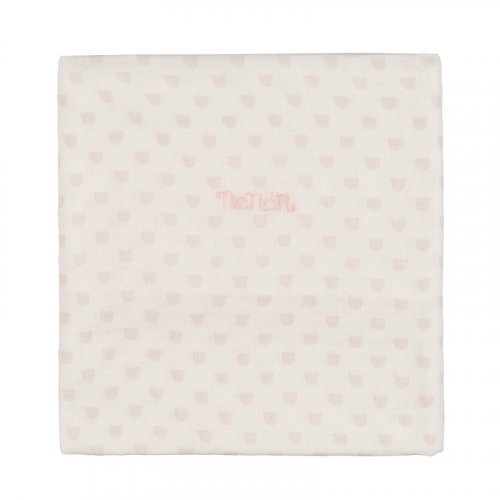 Nanán Mussola all over rosa 80x80 cm Negozi Online