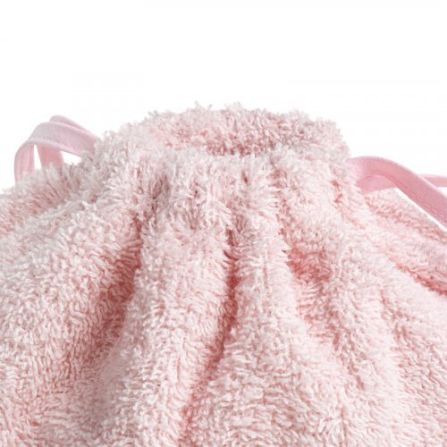 Nanán Sacca asilo in spugna con asciugamano rosa Italy