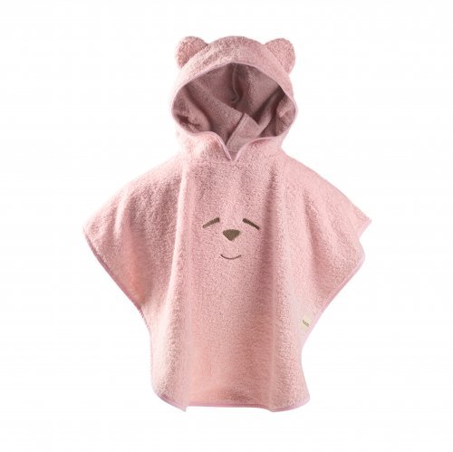 Nanán Accappatoio Poncho rosa 2/4 anni Pezzi Unici
