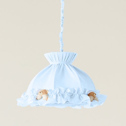 Nanán Puccio Lampadario Cupola Azzurro In Vendita