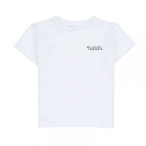 Nanán T-shirt Manica Corta Bianca Pezzi Unici