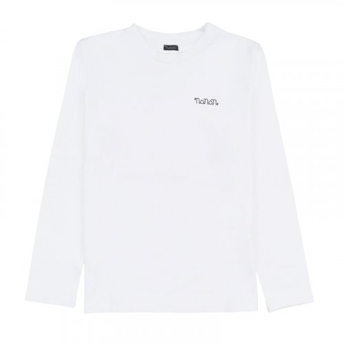 Nanán T-shirt Manica Lunga Bianca Qualità Garantita