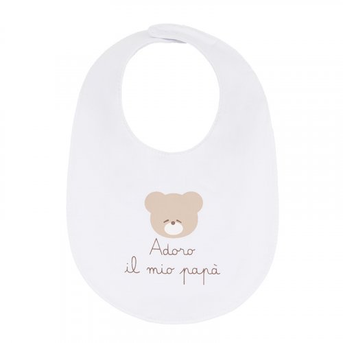 Nanán Bavaglio bianco "Adoro il mio papà" Hotsell