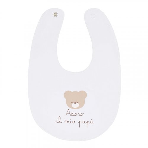 Nanán Bavaglio bianco "Adoro il mio papà" Hotsell