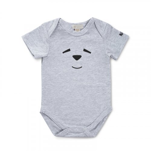 Nanán Body Grigio con Sorriso Consegna Veloce
