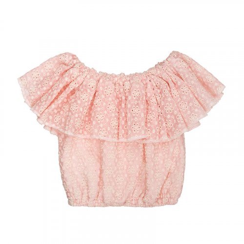 Nanán Blusa in stangallo rosa Novità