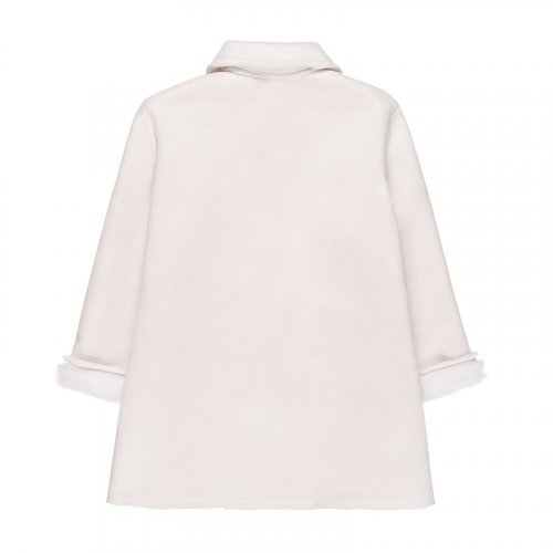 Nanán Cappotto Panna in Ecomontone Moda