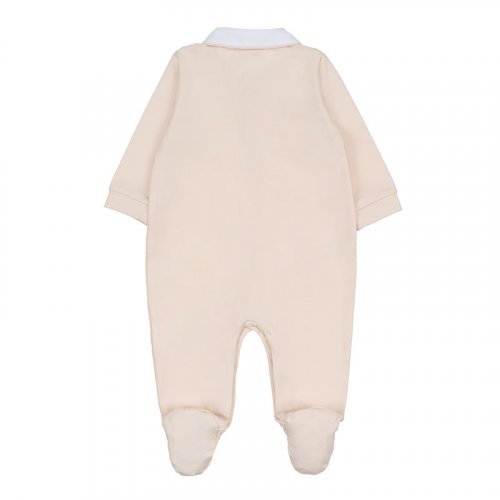 Nanán Tutina Aperta Davanti C/Colletto Beige In Linea