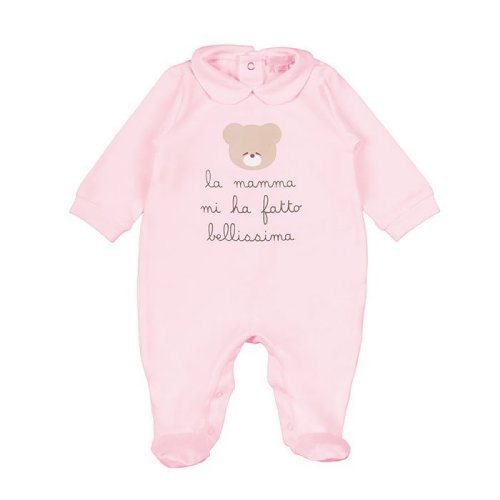 Nanán Confezione Tutina con scritta Bimba Qualità Garantita
