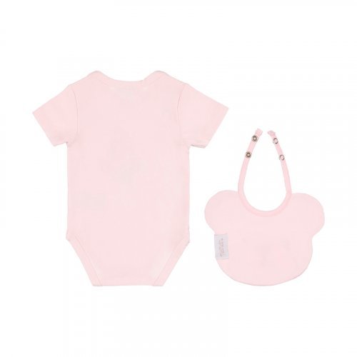 Nanán Confezione regalo rosa con body + bavaglino Consegna Veloce