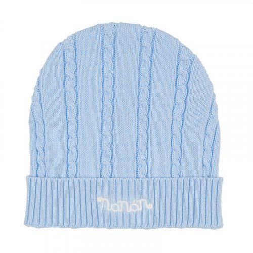 Nanán Berretta in filo azzurra Sottocosto