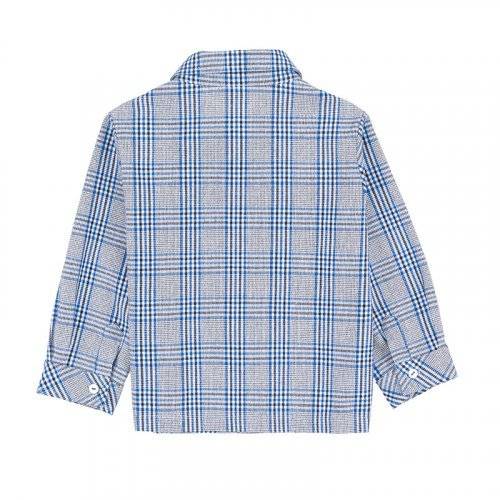 Nanán Giacca/camicia scozzese blu Promozione