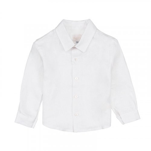 Nanán Camicia in lino bianco Qualità Garantita