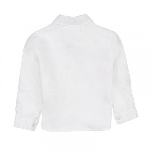 Nanán Camicia in lino bianco Qualità Garantita