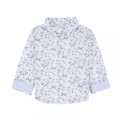 Nanán Camicia blu a fiori Negozi Online