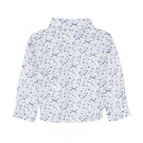 Nanán Camicia blu a fiori Negozi Online