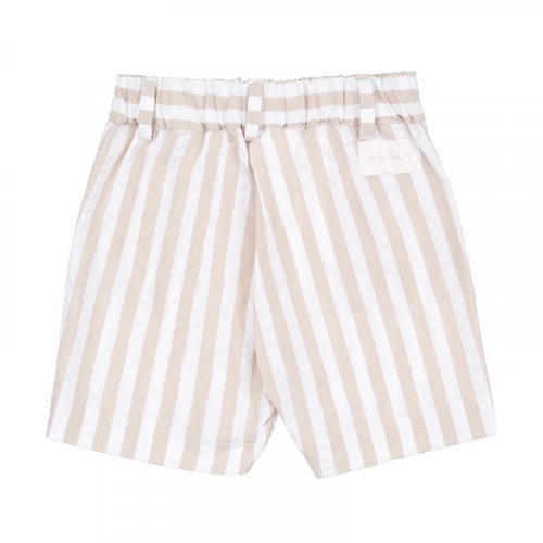 Nanán Bermuda a righe beige Convenienza