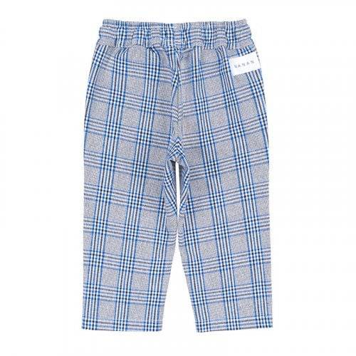 Nanán Pantalone scozzese blu Sconto